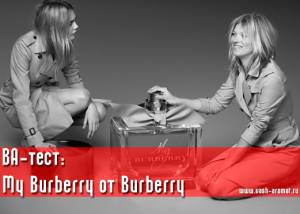 Результаты VA-теста: Burberry My Burberry