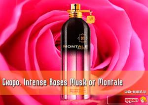 Крепкие розы Монталя... Скоро. Женский аромат Intense Roses Musk от Montale