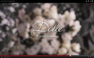 Первый официальный трейлер мини-фильма в поддержку аромата Dolce от Dolce and Gabbana