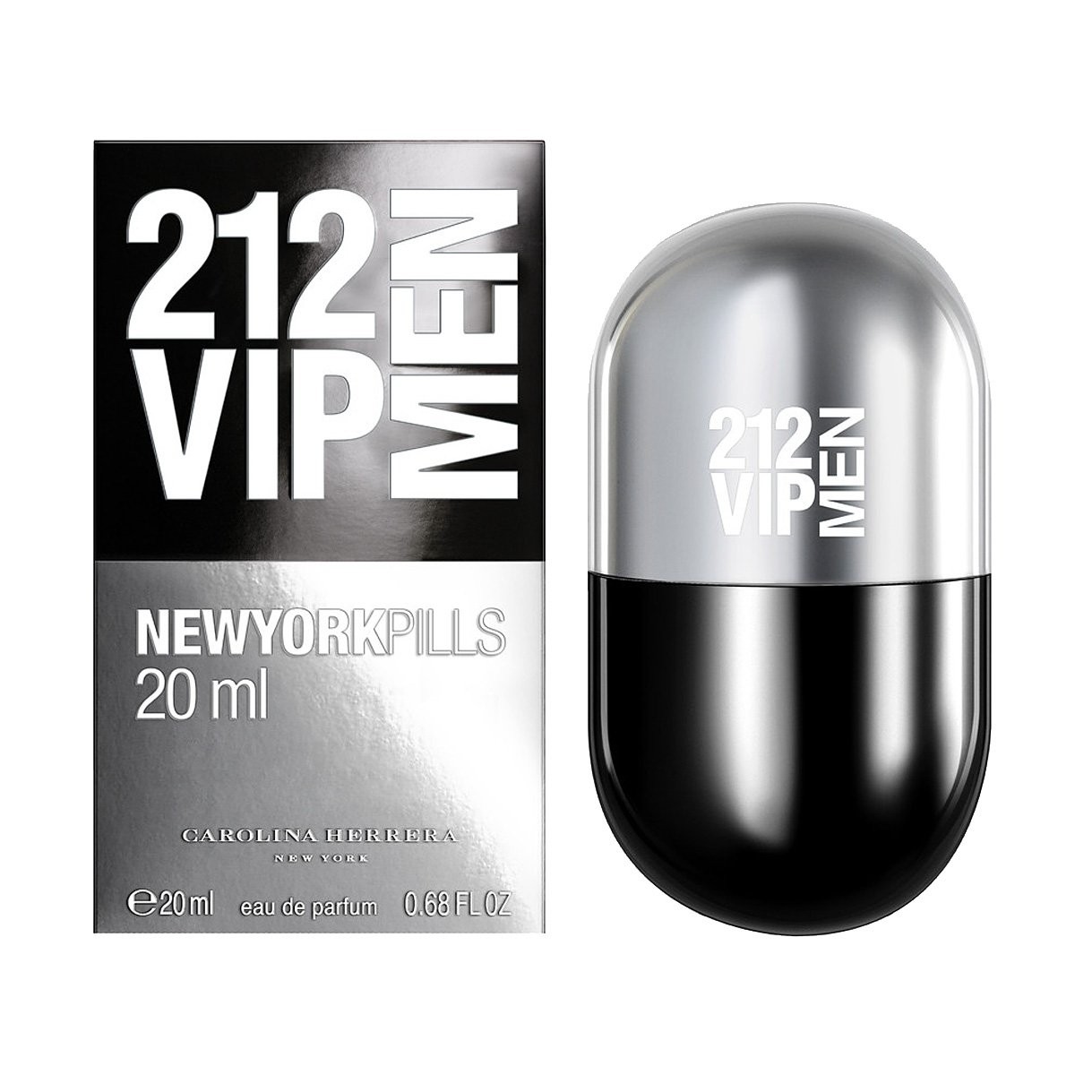 Изображение парфюма Carolina Herrera 212 VIP MEN Pills