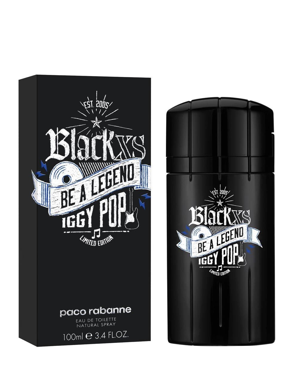 Изображение парфюма Paco Rabanne Black XS Be a Legend Iggy Pop